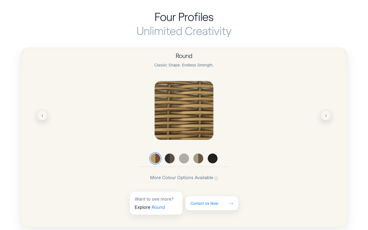 Taluka Premium Synthetic Cane desktop screen 6